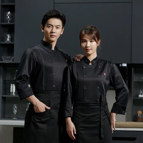 high quality buffet restaurant chef staff uniform jacket