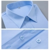 high quality solid collar long sleeve office work shirt  teach shirt chef shirt