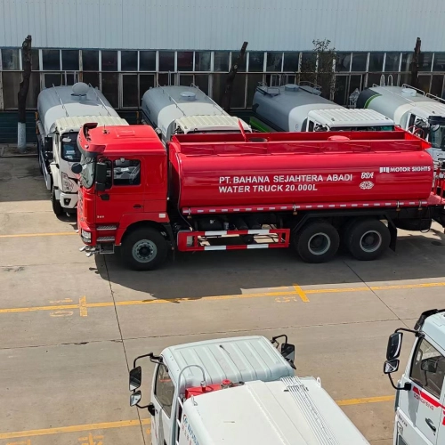 red color oil Tank truck 8ton tanker global trade